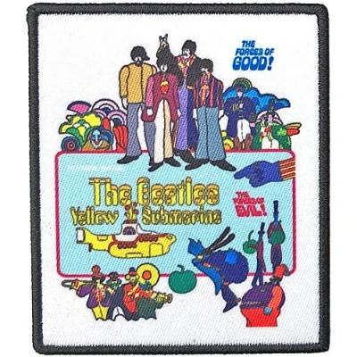 Afbeelding van The Beatles Yellow Submarine Movie Poster Patch Multicolours