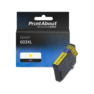 Afbeelding van Huismerk Epson 603XL (C13T03A44010) Inktcartridge Geel Hoge capaciteit
