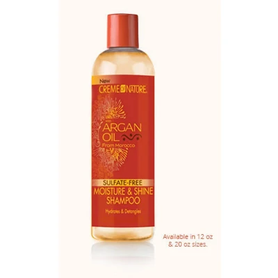 Afbeelding van Creme of Nature Argan Oil Sulfate Free Moisture &amp; Shine Shampoo 591 ml