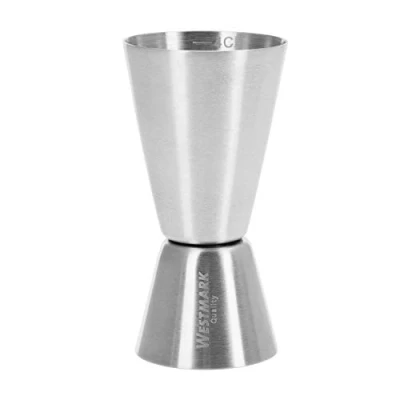 Afbeelding van Westmark Maatbeker/Barmaatje, Jigger voor Cocktails 2 Maateenheden: 2/4 cl RVS