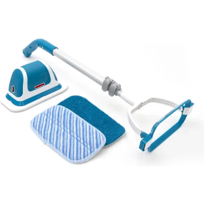 Afbeelding van Livington MultiScrubber elektrische schrobber accu mop voor moeiteloos dweilen, schrobben en boenen 2 in 1 dweilsysteem als handschrobber &amp; vloermop Mail Order Edition