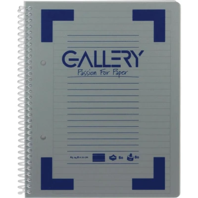 Afbeelding van Gallery Traditional spiraalschrift ft A5, gelijnd, geassorteerde kleuren, 160 bladzijden 6 stuks