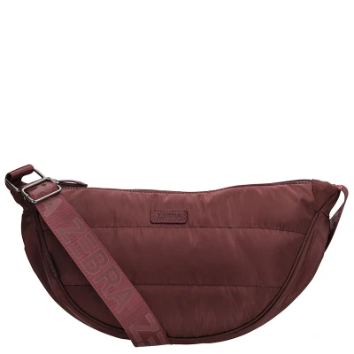 Afbeelding van Zebra Trends Elske Crossbodytas Schoudertas Puffy Lichtgewicht Gewatteerd Bordeaux rood