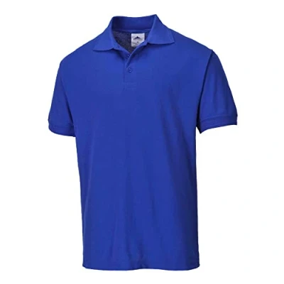 Afbeelding van Portwest B210 Napels poloshirt, normaal, maat 4XL, korenbloemblauw