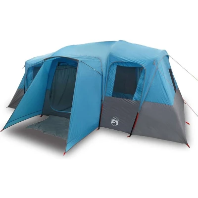 Afbeelding van Tunneltent 16 persoons waterdicht blauw