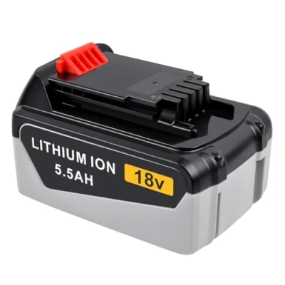 Afbeelding van Tecmana 18 V/20 V 5,0 Ah accu compatibel met Black and Decker LB20 LBX20 LST220 LBXR2020 OPE LBXR20B 2 LB2X4020
