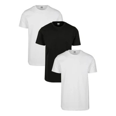 Image de Urban Classics Lot de 3 t shirts pour homme, Blanc/Noir, XXL