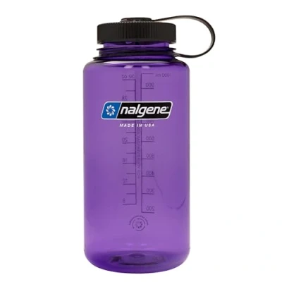 Afbeelding van Nalgene Wide Mouth Bottle drinkfles 32oz BPA free SUSTAIN Purple
