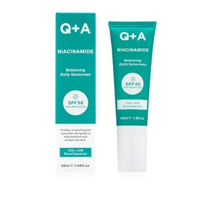 Afbeelding van Q+A Niacinamide Balancing Facial Sunscreen SPF50 50ml