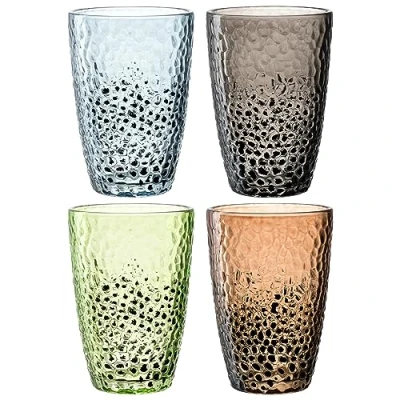 Afbeelding van Geschenkset Longdrinkglas 340ml assorti set van 4