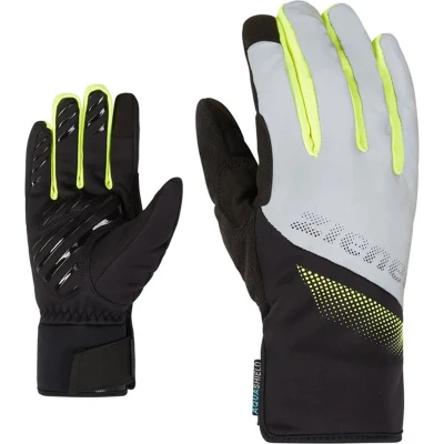 Afbeelding van Ziener DILIP AS® TOUCH Fietshandschoenen Unisex Geel Maat 8.5