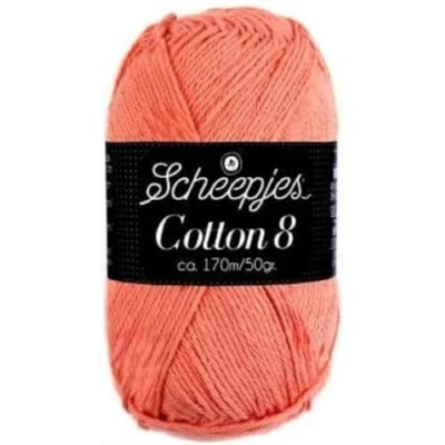 Afbeelding van Scheepjes Cotton 8 50g 650 Roze/Oranje