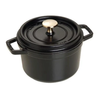 Afbeelding van Staub Cocotte , Rond 16 Cm Zwart