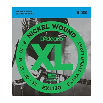 Afbeelding van D&#039;Addario E Git.snaren EXL130 08 38 nikkel omwonden Elektrische gitaarsnaren