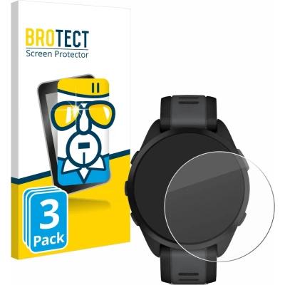 Afbeelding van BROTECT Glas Screenprotector voor Garmin Forerunner 165 Gehard Beschermglas 9H (3 Stuks)