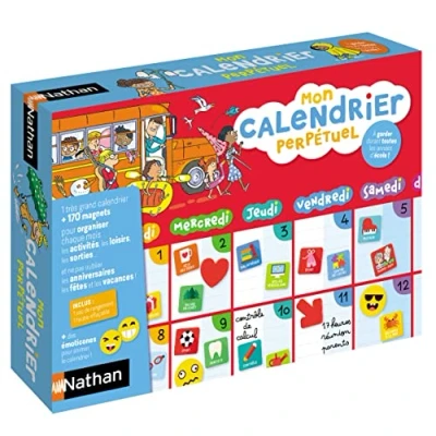 Afbeelding van Bordspel Nathan My Perpetual Magnetic Calendar (FR)