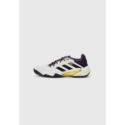 Afbeelding van adidas Performance Barricade 13 Tennisschoenen voor alle ondergronden, Heren, Maat: 42 2/3, Core white/core black/aurora plum Schoenen