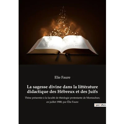 Image de la sagesse divine dans littérature didactique des Hébreux et Juifs
