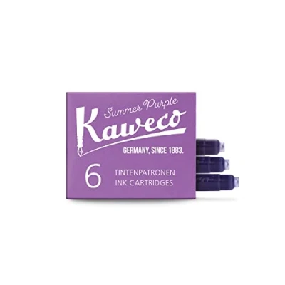 Afbeelding van Inktpatroon Kaweco aubergine doosje à 6 stuks