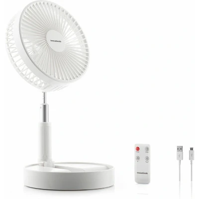 Afbeelding van 3 in 1 oplaadbare en inklapbare ventilator Fandle InnovaGoods Ø7,7&#039;&#039; 7200 mAh