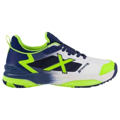 Afbeelding van Munich Stratos Unisex Tennisschoenen voor kleibanen, Maat: 36, Navy blue Kunststof/ textiel