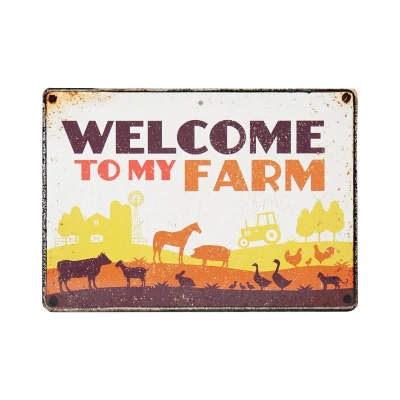 Image de Red Horse Panneau de Mise en Garde Welcome