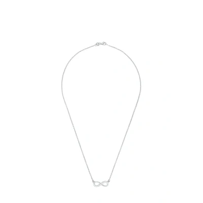 Afbeelding van amor FÜR Damen 45 CM MIT ANHÄNGER Infinity UN Ketting, Dames, Maat: 45, Silber