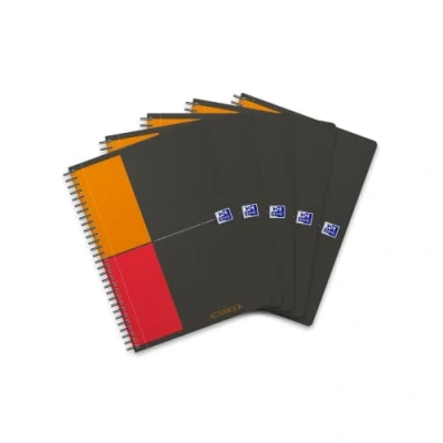 Afbeelding van Oxford International Activebook Notitieboek, geruit, B5, 5 pagina&#039;s, grijs