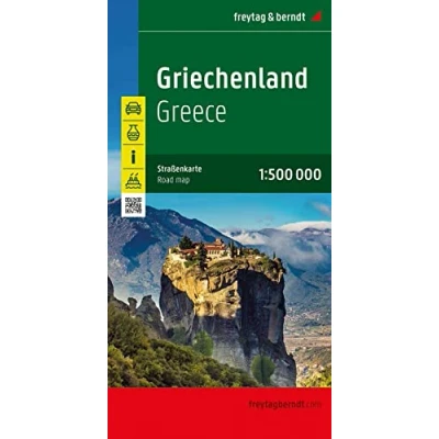 Afbeelding van Griechenland, Straßenkarte 1:500.000, freytag &amp; berndt