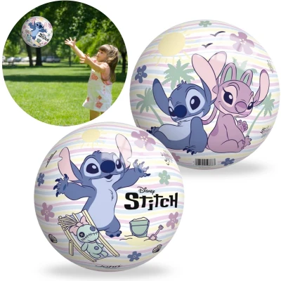 Afbeelding van DISNEY Stitch Rubberen bal 23 cm, licht, VOOR OP HET STRAND, OM TE SPELEN, VERMAKEN, vanaf 10 maanden+