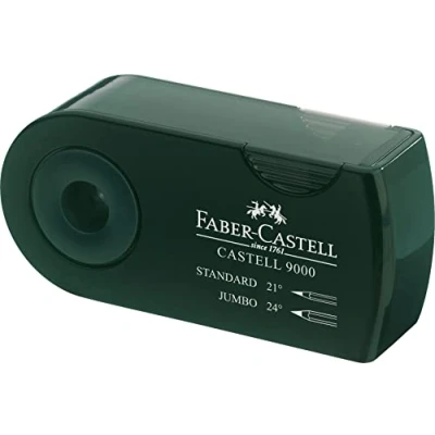 Image de Faber Castell 9000 582800 Double taille crayon, Vert