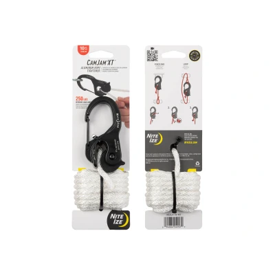 Afbeelding van Nite Ize CamJam Aluminium koord Opspanner Large met 3 m witte