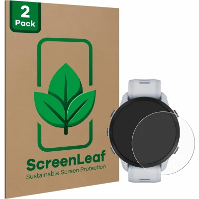 Afbeelding van ScreenLeaf Screenprotector voor Garmin Forerunner 955 Duurzame schermbescherming Folie Beschermfolie transparant (2 Stuks)