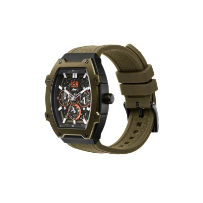 Afbeelding van ICE Watch boliday Khaki black skel Steel 024369 Horloge Siliconen Groen Ø 46 mm