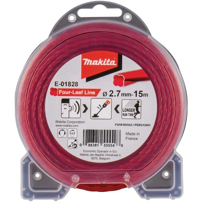 Afbeelding van Makita Maaidraad 2,7X15mtr Rood E 01828