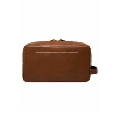 Afbeelding van Fossil Gifts Camden Toilettas, Heren, Maat: One Size, Brown