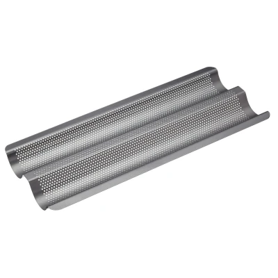Afbeelding van Kitchen Craft Crusty Bake Stokbroodvorm 2 delig 39cm