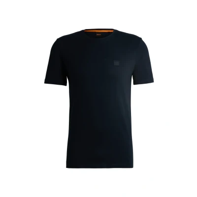 Afbeelding van BOSS Tales Tshirt basic, Heren, Maat: Small, Dark blue four