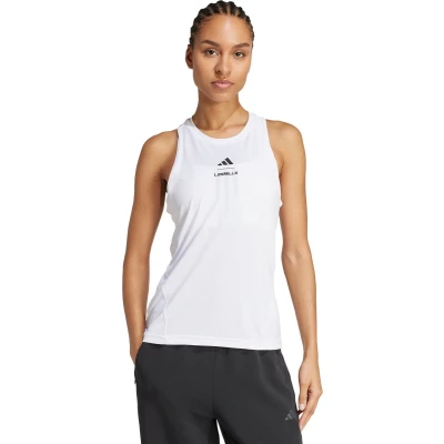 Afbeelding van adidas Performance Lesmills Graphic Sport Tshirt, Dames, Maat: Small, White