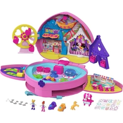 Afbeelding van Polly Pocket Paruqe Diversies rugzak met pop en accessoires (Mattel GYK91), duurzame Verpakking Standaard