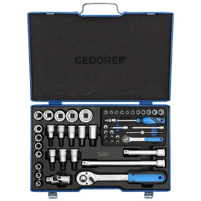 Afbeelding van Gedore 19 V20U 10 50 delige Dopsleutelset 1/4&quot; 1/2&quot; 6157490