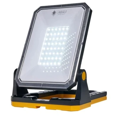 Afbeelding van Northpoint Led bouwlamp voor meerdere batterijen, 3000 lm, 6500 K, IP20, dimbaar, max. 30 W, compatibel met Bosch, Maktia, Dewalt/Milwaukee, Black&amp;Decker/PorterCable/Stanley