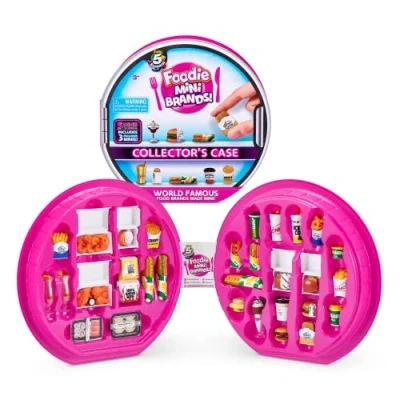 Afbeelding van 5 Surprise Foodie Mini Brands verzamelset met exclusieve Sonic Caspules Mysteries, 77288, Serie 1, Collector&#039;s Case