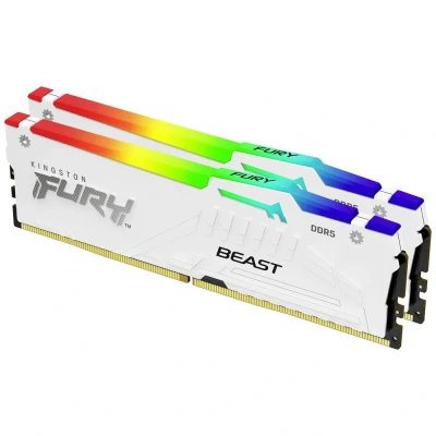Afbeelding van Kingston FURY Beast Werkgeheugenset voor PC DDR5 64 GB 2 x 32 On die ECC 6000 MHz 288 pins DIMM CL36 KF560C36BWEAK2