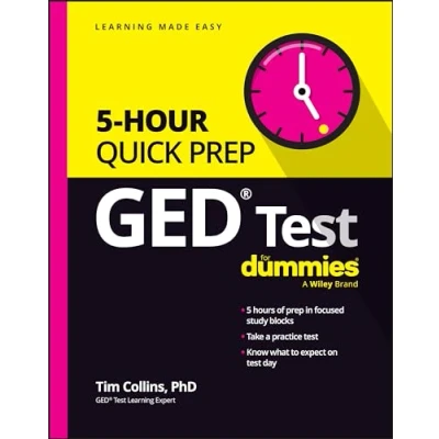 Afbeelding van GED Test 5 Hour Quick Prep For Dummies
