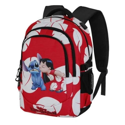 Afbeelding van Lilo &amp; Stitch Kiss Rugzak Running Plus, Rood, 34 x 46 cm, inhoud 32 l, één maat, Plus rugzak,