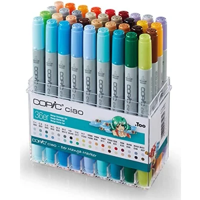 Afbeelding van Copic Ciao Marker Set Manga 36 stuks