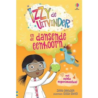 Image de Izzy de uitvinder en dansende eenhoorn