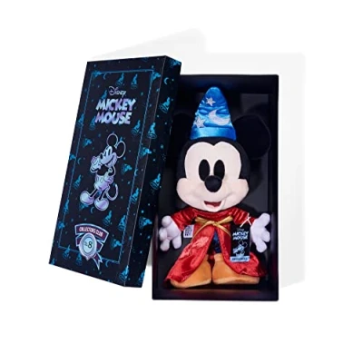Afbeelding van Simba 6315870312 Disney Fantasie Mickey Mouse, Augustus Editie, Excl. voor Amazon, 35 cm Pluche Figuur in Geschenkdoos, Speciale Verzamelobject, Speelgoed Geschikt Kinderen Vanaf Geboorte