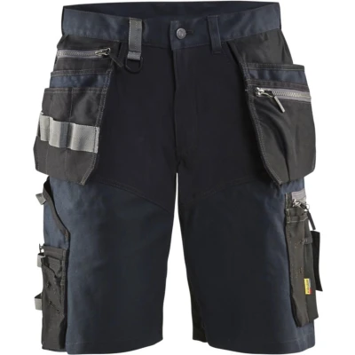 Afbeelding van Blaklader Short met stretch en spijkerzakken 1598 1343 Donker marineblauw/Zwart
